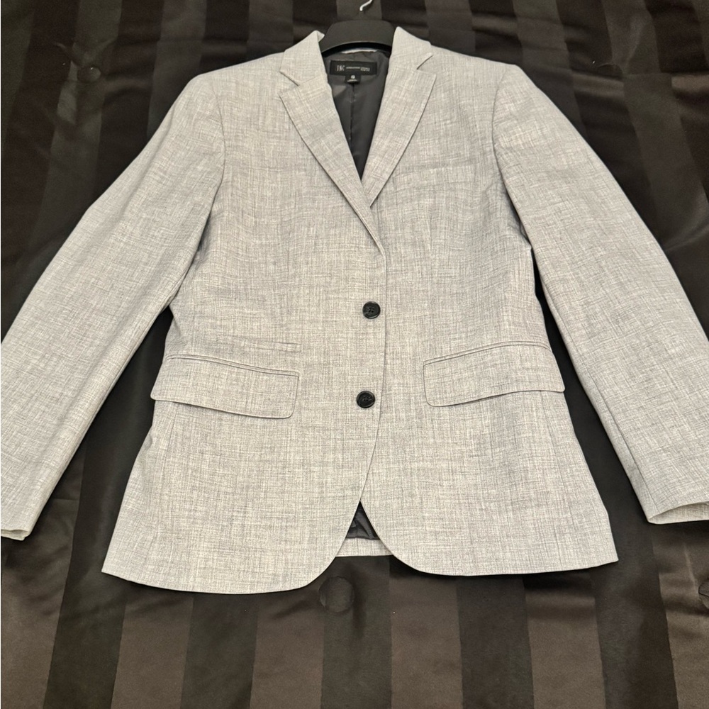 INC International Concepts Slim Fit Blazer in Gray NEVER WORN